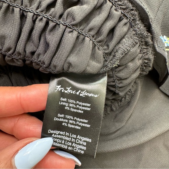 FOR LOVE & LEMONS Floral Mini Dress Dixon Size L - Picture 12 of 12